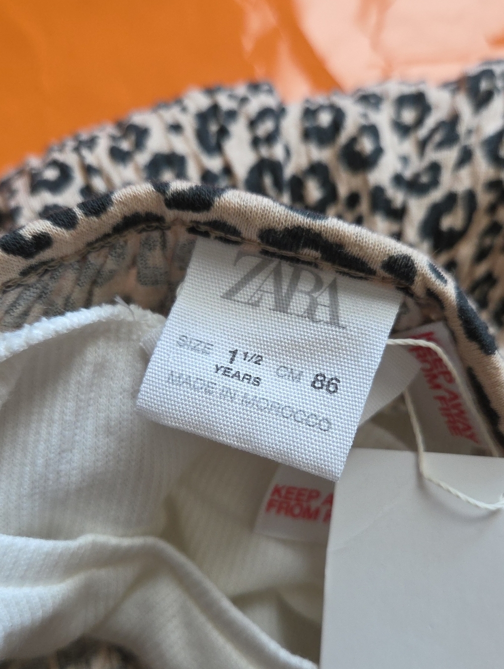 Nwt! Zara Kid T.shirt Dress Size 1 1/2 Years - Picture 2 of 6